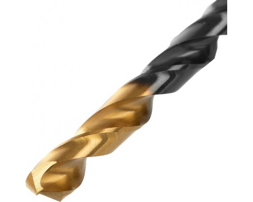 Сверло по металлу Denzel HSS-Tin, Golden Tip 6,5 мм, 10 шт 717216