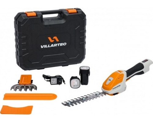 Ножницы для травы аккумуляторные VILLARTEC HA1462S, набор AM1415 и AC1415