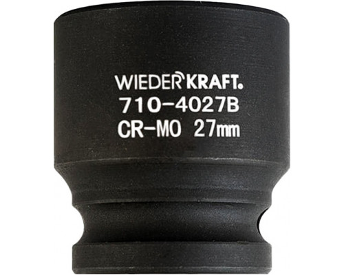 Ударная головка 6-гранная 1/2" WiederKraft WDK-710-4027 27 мм