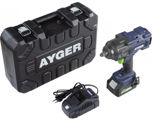 Гайковерт аккумуляторный AYGER APW18/1800