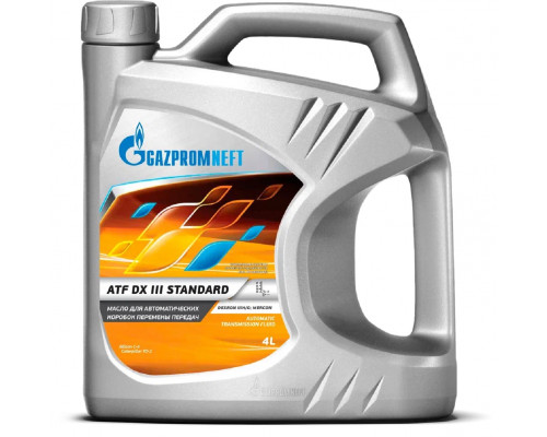 Масло трансмиссионное GAZPROMNEFT ATF DX III 4 л 253651855