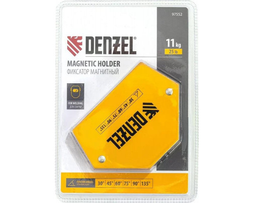 Магнитный угольник Denzel 97552 с усилием 11 кг