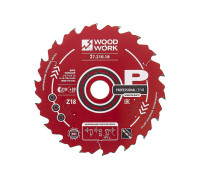 Пильный диск по дереву WOODWORK 210x1,8/1,2x30 Z=18 A=18 27.210.18