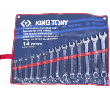 Набор ключей комбинированных KING TONY 1215MR01 14 предметов
