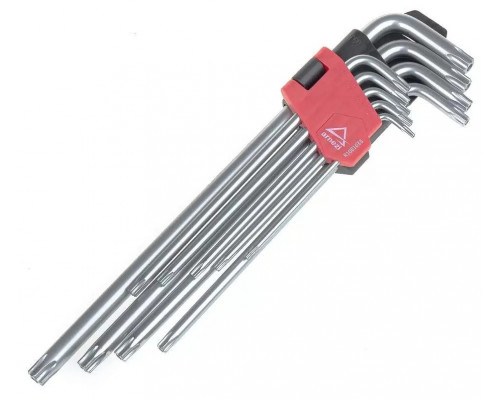 Набор ключей TORX ARNEZI R1061033 с отверстием длинные 9 предметов