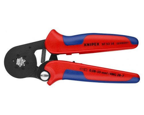 Пресс-клещи KNIPEX KN-975314SB для контактных гильз DIN 46228