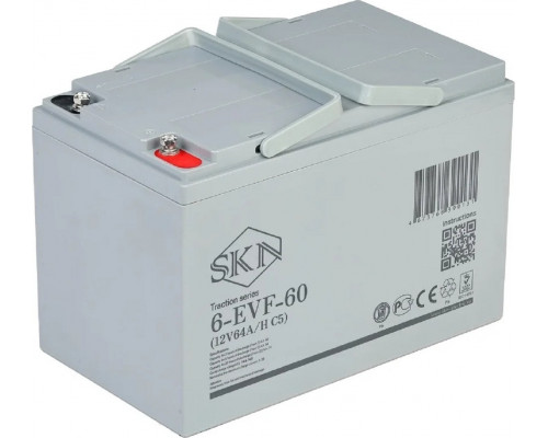 Аккумулятор SKN 6-EVF-60 тяговый 12V 64A/H C5