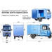 Трицикл грузовой RUTRIKE КАРГО Кабина Дуал 60V1000W Черный матовый 2825 024460-2825