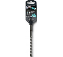 Бур SDS-plus METALLICA Optima 7х160/100 мм по бетону напайка с центром, 2 спирали 904169