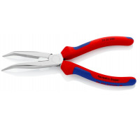 Длинногубцы KNIPEX KN-2625200TBK с режущими кромками, губки 40°, 200 мм