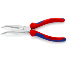 Длинногубцы KNIPEX KN-2625200TBK с режущими кромками, губки 40°, 200 мм