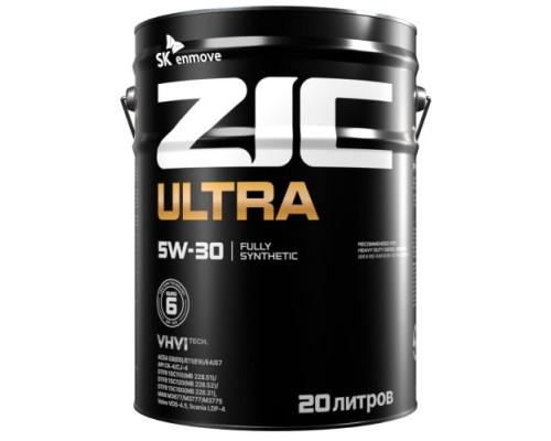 Масло моторное ZIC ULTRA 5W30 20 л 192739