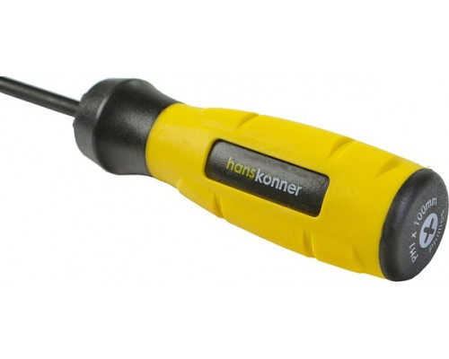 Отвертка крестовая HANSKONNER HK1040-16-PH1-100 алмазн. наконечник