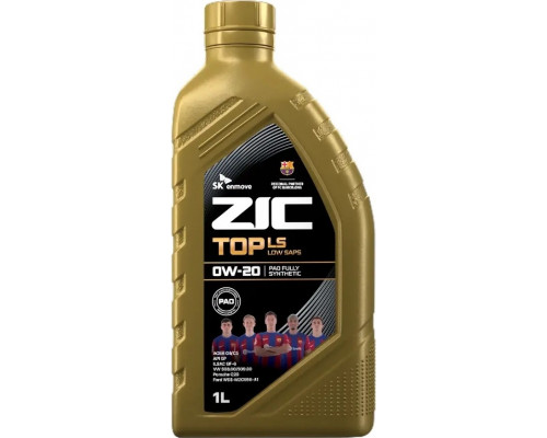 Масло моторное ZIC TOP LS 0W20 1 л 132679