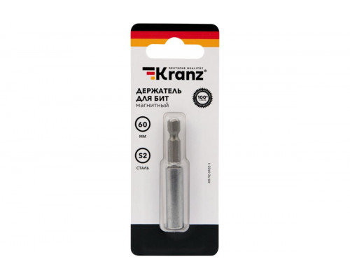 Магнитный держатель Kranz KR-92-0432-1 для бит 60 мм