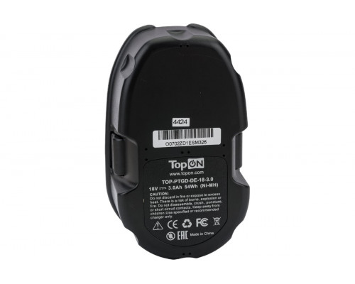 Аккумулятор TopON для DeWalt DE 18В, 3.0Ah (Ni-Mh) TOP-PTGD-DE-18-3.0