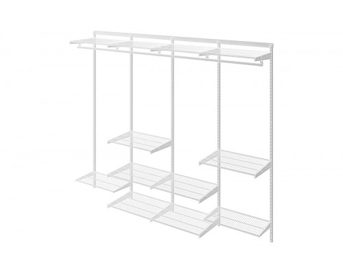 Гардеробная система ПРАКТИК HOME Max G240 белая S70199919601