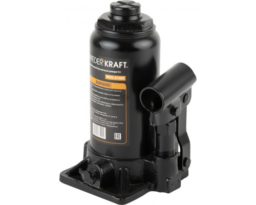 Домкрат бутылочный WiederKraft WDK-81060 6 т