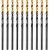 Сверло по металлу DENZEL HSS-Tin, Golden Tip 2,5 мм, 10 шт 717204