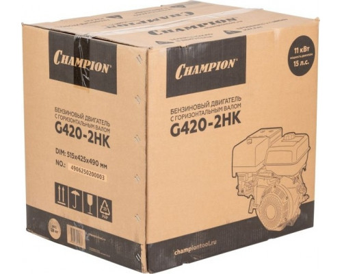 Бензиновый двигатель Champion G420-2HK