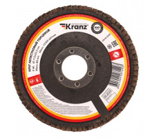 Круг лепестковый Kranz KR-90-0005 торцевой, p40, 115х22,2мм
