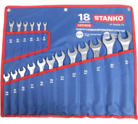 Набор комбинированных ключей STANKO CS111018 18 предметов (8-32мм)