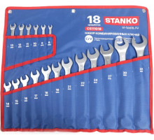 Набор комбинированных ключей STANKO CS111018 18 предметов (8-32мм)