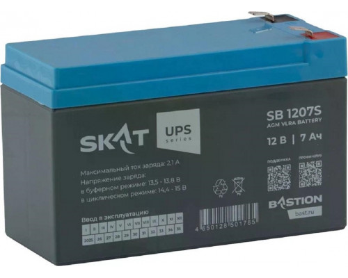 Аккумулятор SKAT SB 1207S AGM 12V 7 Ач