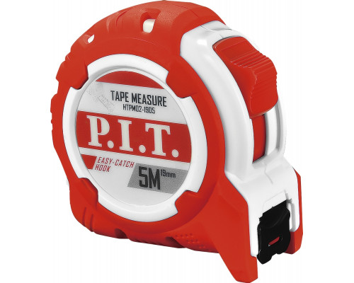 Рулетка P.I.T. HTPM02-1905 с фиксатором, 5 м x 19 мм