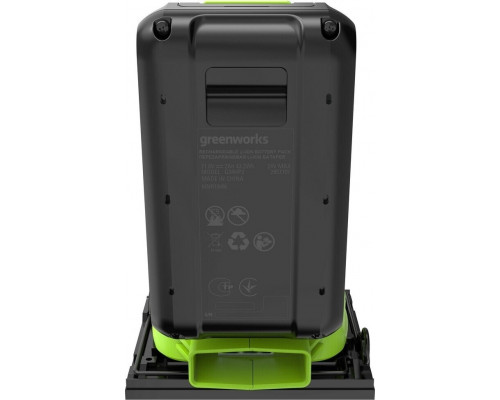 Плоская шлифмашина аккумуляторная GREENWORKS G24SS14 24V, АКБ 2Ач и ЗУ 3100507CUA