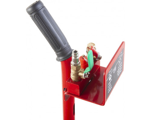Домкрат пневматический подкатной WiederKraft WDK-81813B, 3 т