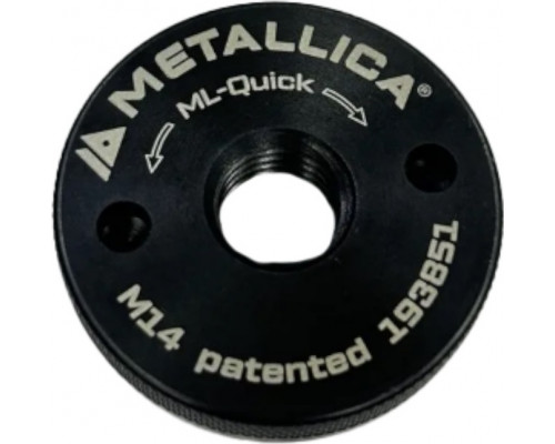 Гайка для УШМ METALLICA 193851 быстрозажимная ULTRA M14, тип E