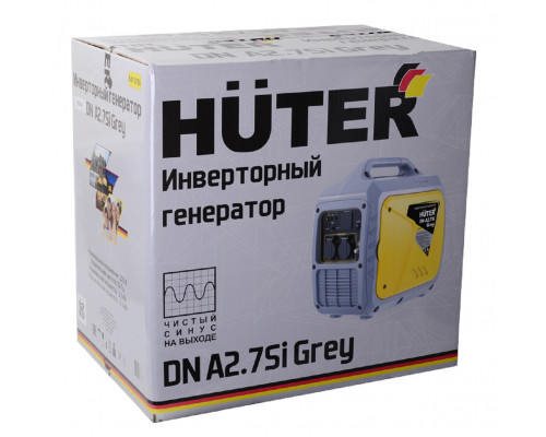Генератор бензиновый HUTER DN А2,7 SI Grey инверторный 64/10/56