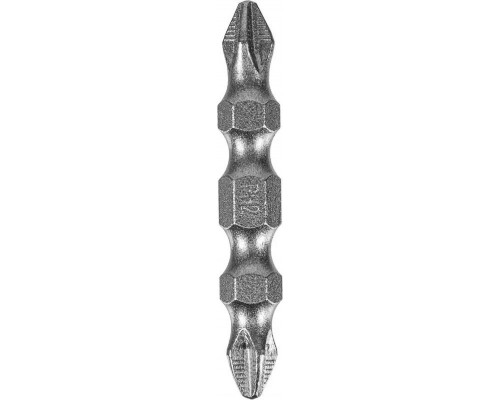 Набор бит Denzel PH2-PH2х45 мм двухсторонних, 10шт. 11673