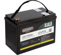 Аккумулятор GELBERT LiFePO4 (24V/100Ah/120А/2,400Wh) Bluetooth, литиевый тяговый 0000184