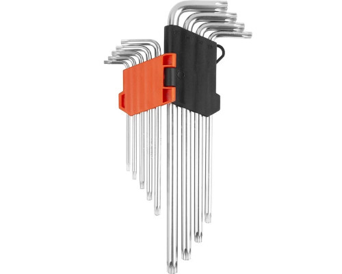 Набор ключей шестигранных AV Steel AV-369109 Г-образных, 9 предметов