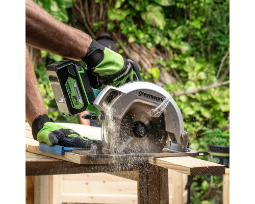 Пила циркулярная аккумуляторная GREENWORKS GD24CS 24V, АКБ 4Ач и ЗУ 1500907CUB