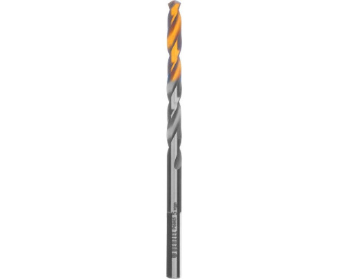 Сверло по металлу Denzel Р6М5, Golden Tip спиральное 5x86мм 718233