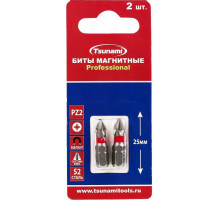 Бита для заворачивания TSUNAMI PZ2 25 мм Professional 2 шт T26020010PZ2025