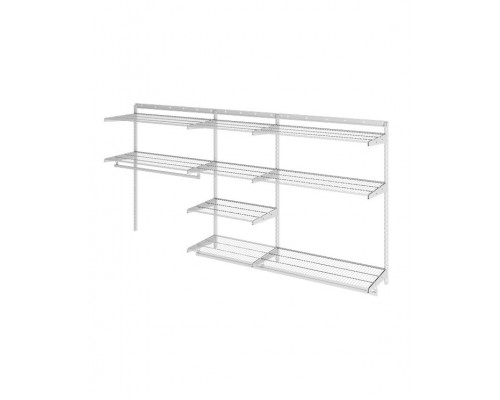 Гардеробная система ПРАКТИК HOME Optima G240 белая S70199919501