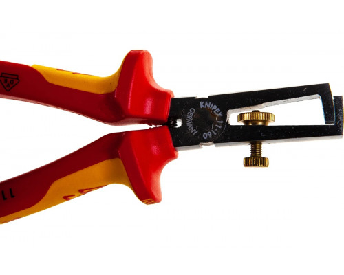 Стриппер KNIPEX KN-1106160SB VDE, d5 мм, длина 160 мм, диэлектрические ручки