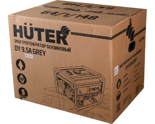 Генератор бензиновый HUTER DY 9.5 A Grey 64/1/148