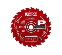 Пильный диск по дереву WOODWORK 185x1,8/1,2x30 Z=24 A=18 27.185.24