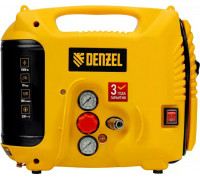 Компрессор поршневой безмасляный Denzel DL1300 с набором 58011