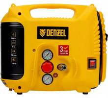 Компрессор поршневой безмасляный Denzel DL1300 с набором 58011