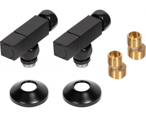 Полотенцесушитель ROYAL THERMO Stato black П15 500х1000 НС-1433971