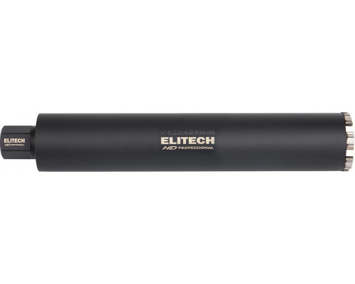 Алмазная коронка для мокрого сверления ELITECH 1110.011700 HD с охлаждением, 82х450, 1 1/4
