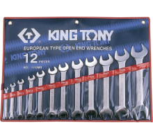 Набор ключей рожковых KING TONY 1112MR 12 предметов