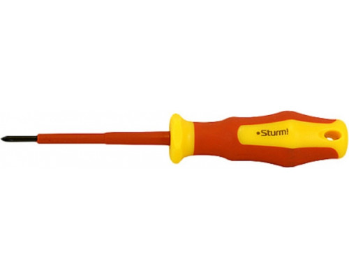 Отвертка диэлектрическая PHILIPS Sturm 1040-17-PH0-75 эрго ручка, ph0х75мм
