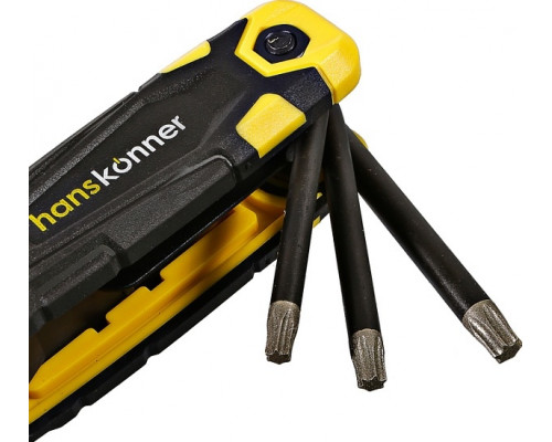 Набор ключей TORX HANSKONNER HK1045-04-8T S2 8 шт. T9-T40 в кейсе